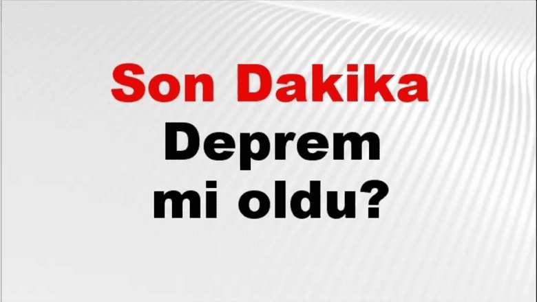 Hakkari Depremi
