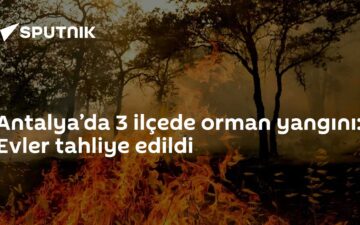 Antalya orman yangını