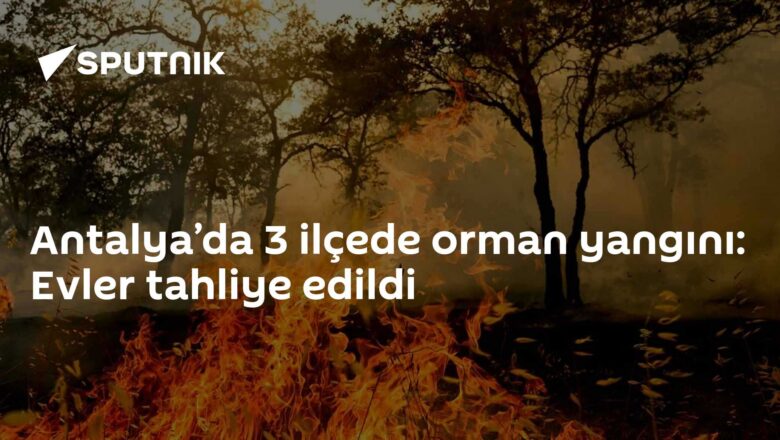 Antalya orman yangını